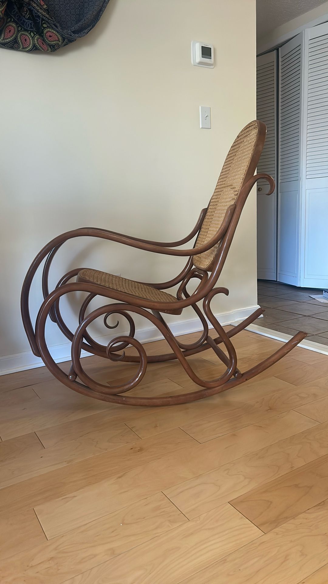 Vintage Thonet Rocking Chair 