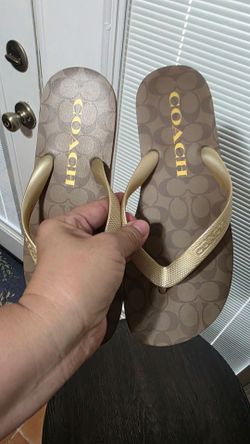 Authentic Coach sandals