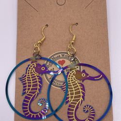 Fashion Jewelry Sea Horse Earrings 