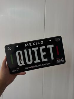 Quiet Racing Plate