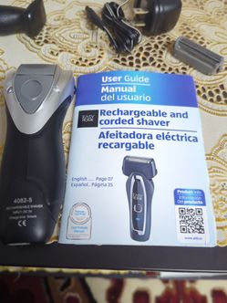 Rechargeable and corded shaver