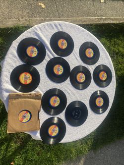 Records And Record Player