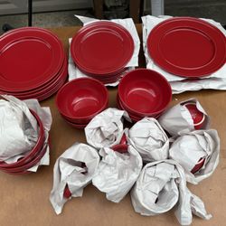 J.C. Penney Home Collection  (CHERRY)   Set of 8