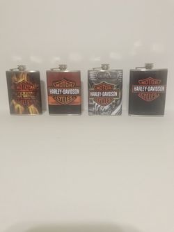 New Harley Davidson Flasks 8oz Stainless Steel