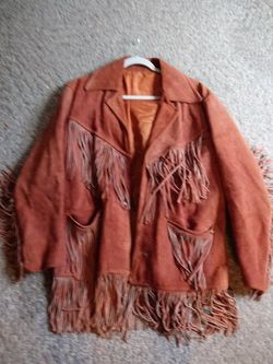 FRINGE COWBOY JACKET XLG IN GREAT CONDITION 100 BUCKS OBO