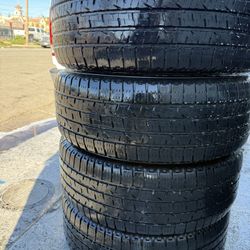 22” 4 used tires good year wrangler Steadfast A/S