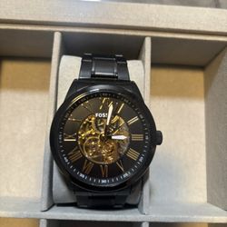 Fossil Black And Gold Automatic 