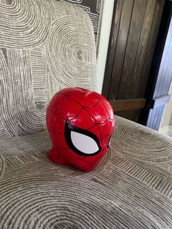 Spider man ceramic piggy bank
