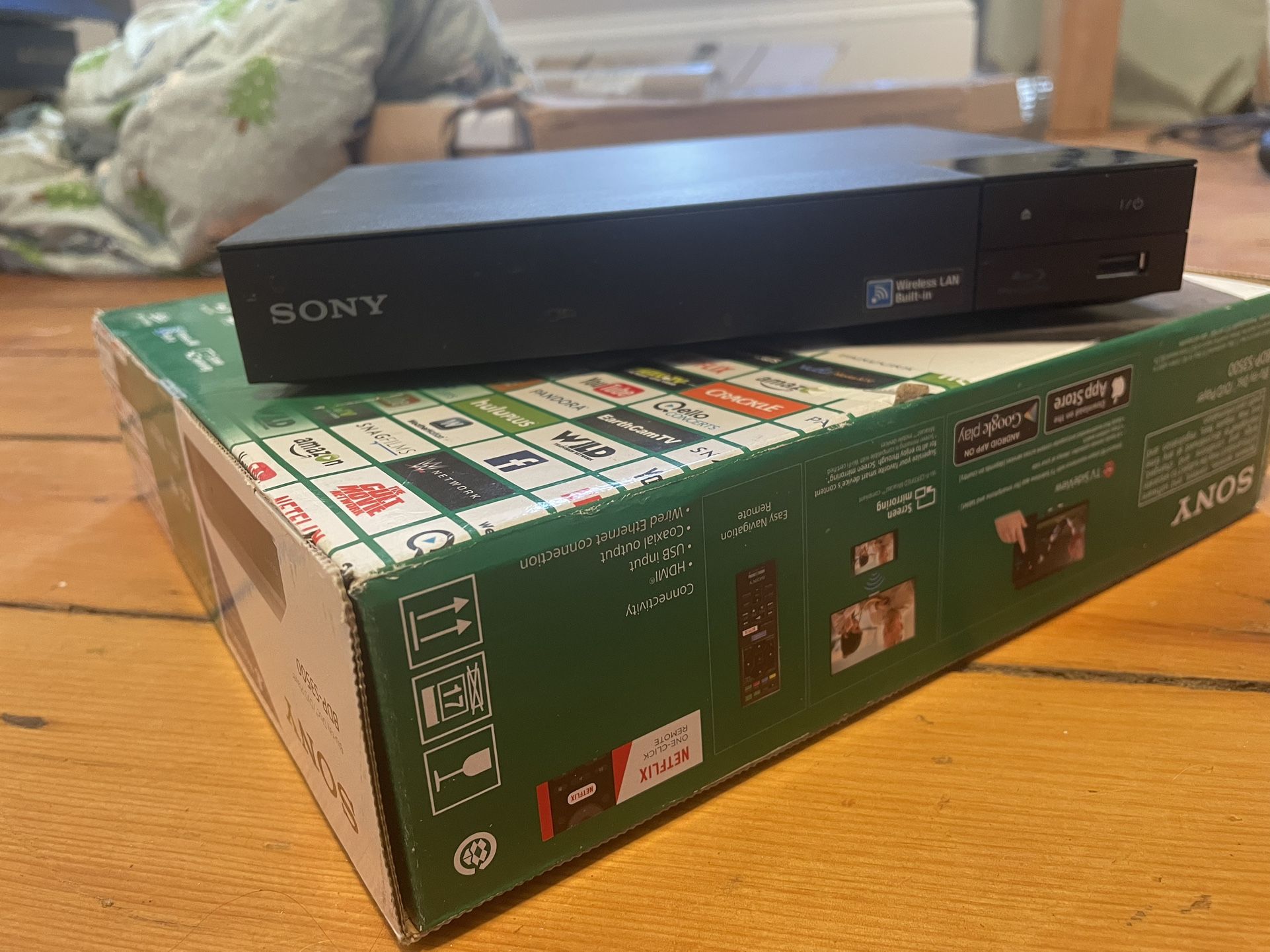 Sony Blu-Ray Player With Remote