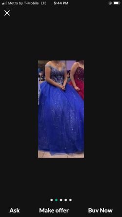 Quinceañera Dress Royal Blue