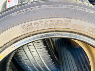 One 1️⃣ Used Tire Good condition 205/55R16” Dunlop☄️☄️☄️