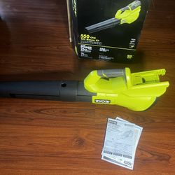 RYOBI BLOWER REALLY STRONG  40V 120 MPH 550 CFM Cordless Battery Leaf Blower (Tool Only