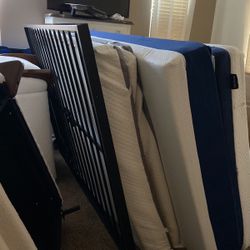 Two full-size beds complete