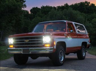 1969 To 1979 Chevy K5 Blazer Glass Oem Style Led Headlights
