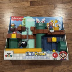 Fisher-Price Little People My Mario Adventure Playset Musical + 6 Figures Set