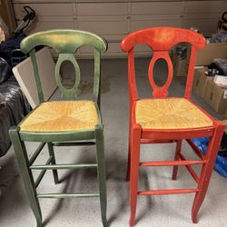 Pottery Barn Napoleon Bar Stools (Set of 2)