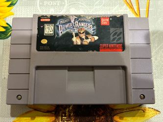 SNES Might morphin power rangers the movie