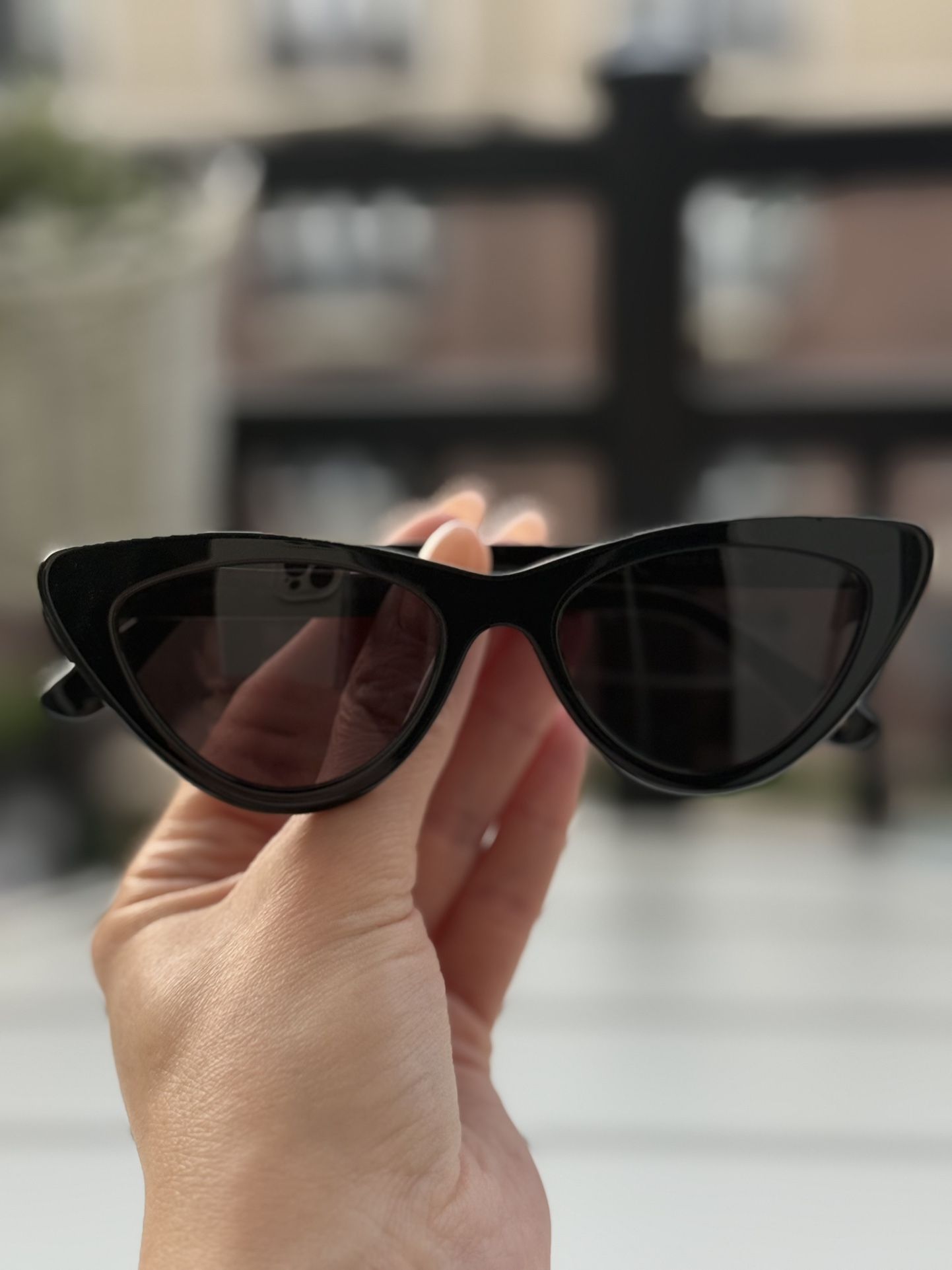Black Cat Eye Sunglasses