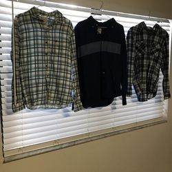 American Eagle Size Large Long Sleeve Dress Shirts