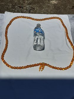 5 foot amber necklace