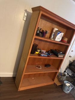 Wooden Bookcase with 4Shelves