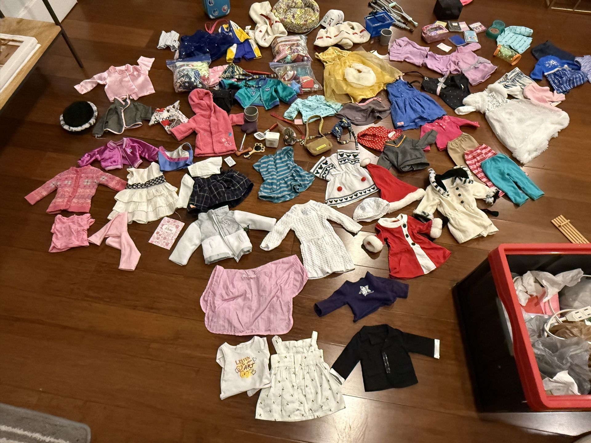Huge American Girl Doll AG Collection – Jeep, Camper, Horse, Gymnastics Set, Washer/Dryer & More!