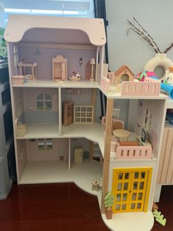wooden doll house