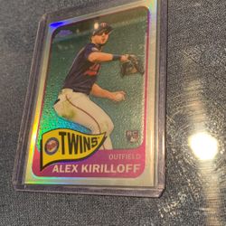 2021 Topps Chrome Baseball RC Alex Kirilloff