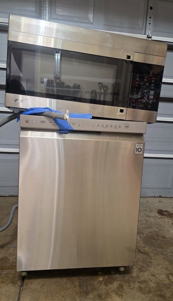 LG Microwave and Dishwasher