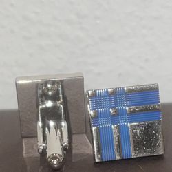Square Tartan Plaid Cufflinks