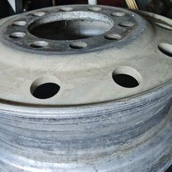 24' aluminum steer wheels (2) 