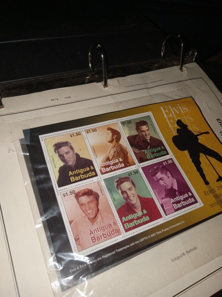 Elvis Presley Stamp Collection