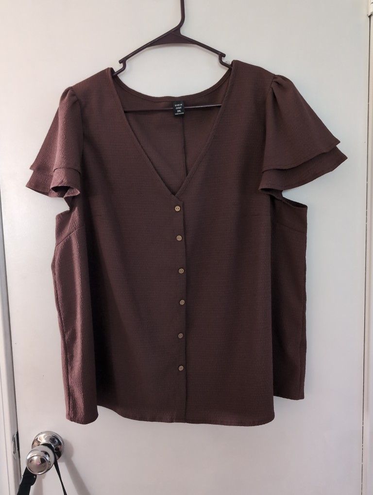 Shein Curve Blouse