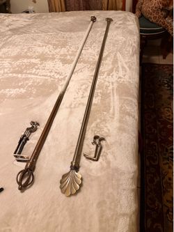 Metal Curtains Rod $6 each