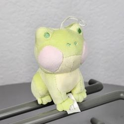 3.5" Bellzi Green Frog Keychain Plush