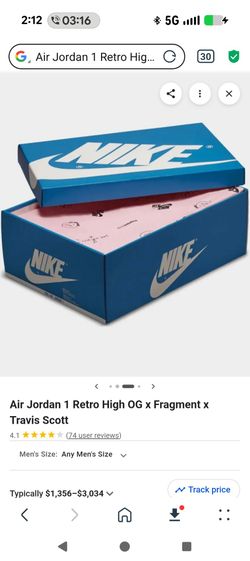 Travis Scott fragments high top Jordan 1