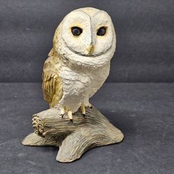 Barn Owl Resin Figurine Statue