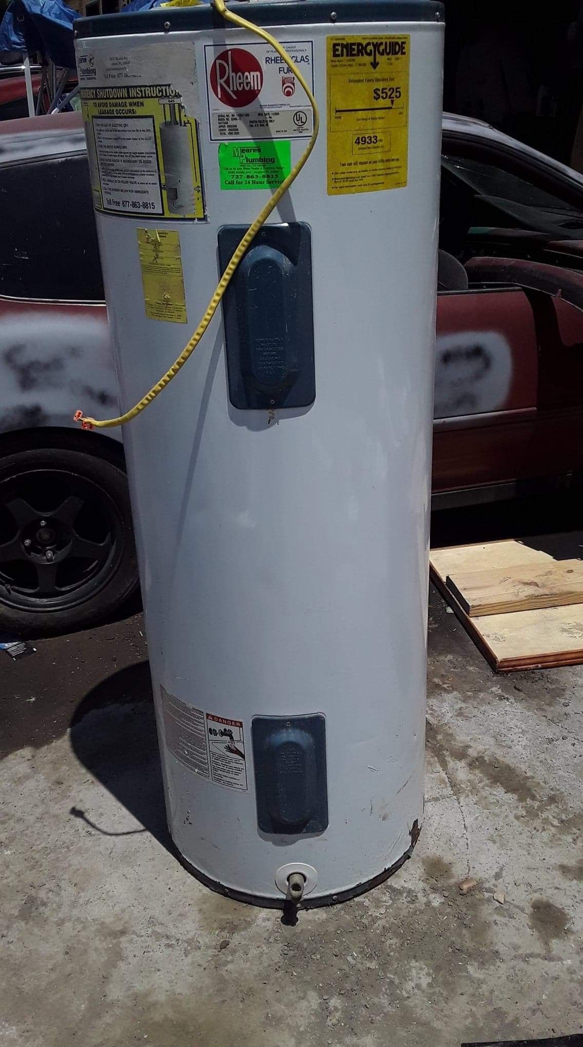 Big water heater works perfect