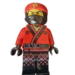 LEGO Ninja Warrior Minifigure – Red & Black Collectible
