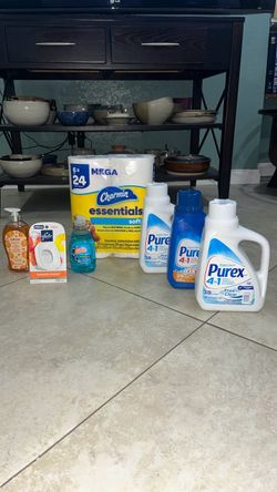 Purex Detergent, Charmin, Softsoap, Glade, Gain