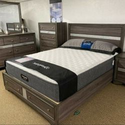 Regata 4 Pieces Bedroom Set Financing Available 