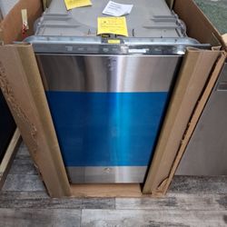 GE 24 In Built-in Top Control Stainless Steel Dishwasher 