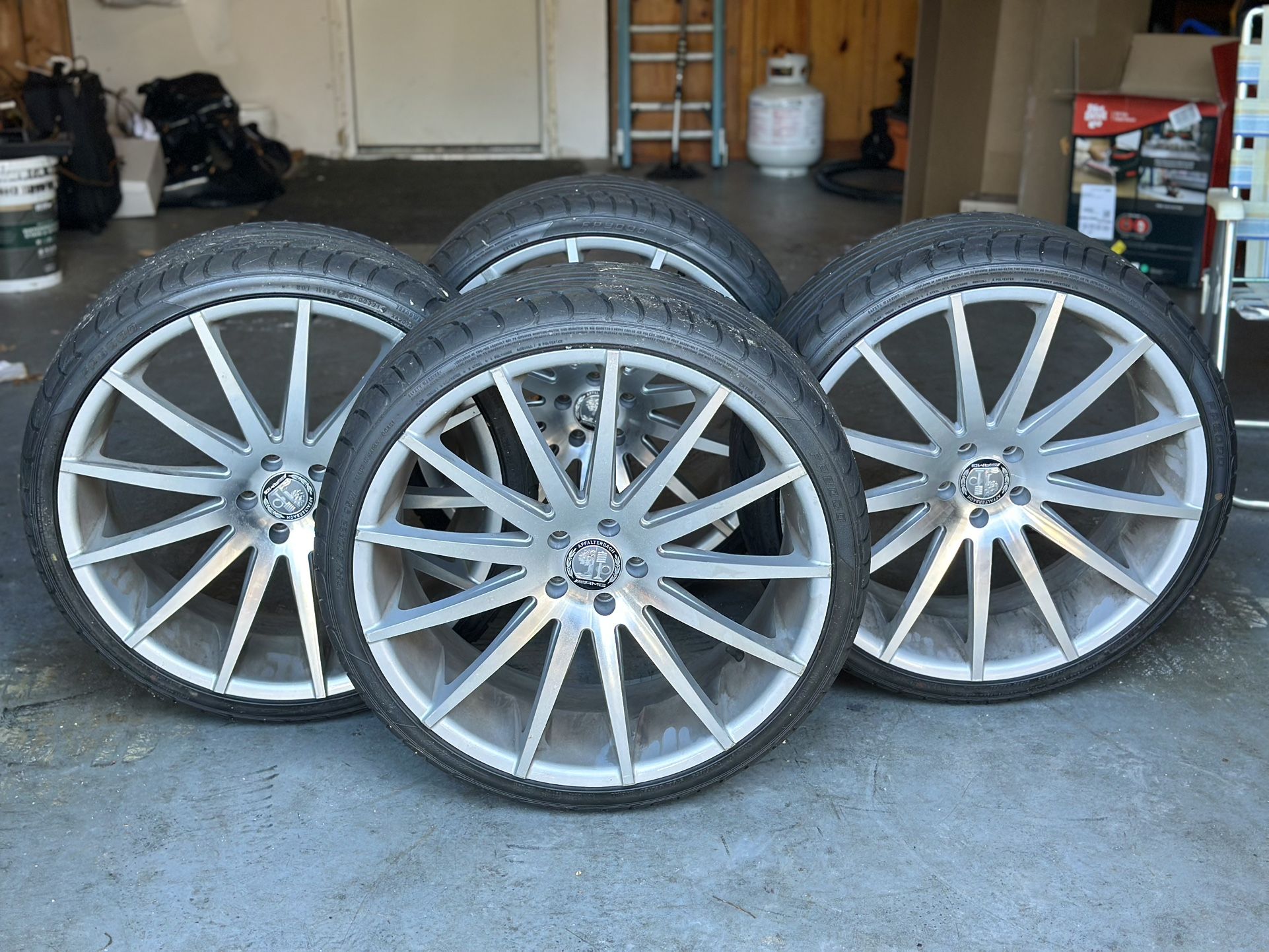 Four - LIKE NEW - 22” Mercedes S Class Rims and Wheels