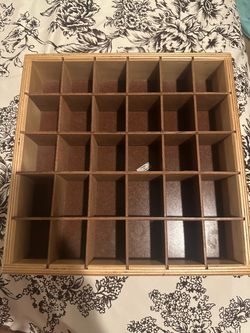 Miniature wood display box