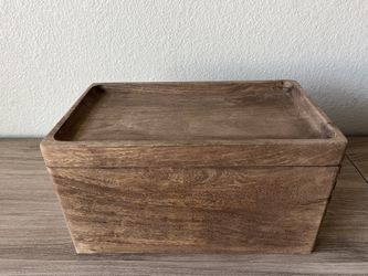 Antique Wood Storage Box