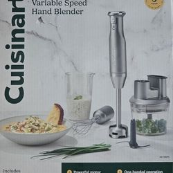 Cuisinart Smart Stick Hand Blender Set. New