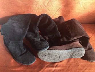 Charles and David Suede Calf Boots