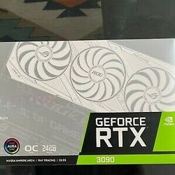 NVIDIA ASUS ROG White Strix GeForce RTX 3090 24GB GDDR6X .
