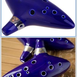 12 Hole Ocarina Alto C Ceramic Ocarina Flute Musical Instrument