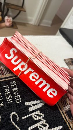 Supreme Box Logo Stickers